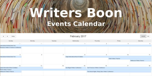 Calendar of Publishing Events