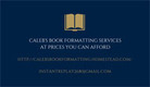 Affordable, quality book formatting-Caleb's Book Formatting Services
